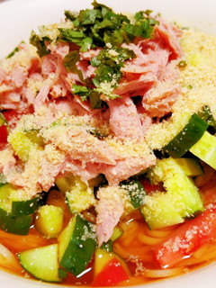 夏にぴったり♡簡単そうめんアレンジ-レシピのメイン写真