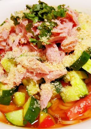 夏にぴったり♡簡単そうめんアレンジ-レシピのメイン写真