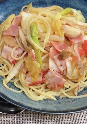 具だくさんペペロンチーノ-レシピのメイン写真
