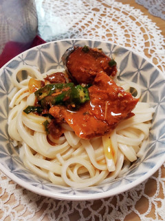 簡単 鯖缶うどん(冷温どちらでも!)-レシピのメイン写真