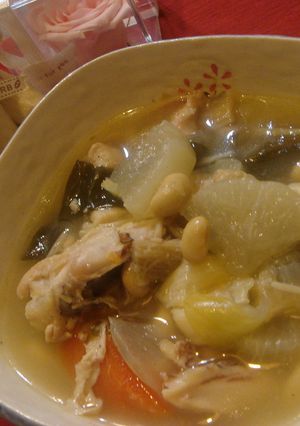 なんでも入れちゃえ、手羽もとスープ-レシピのメイン写真
