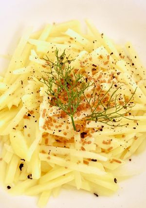 白だし柚子胡椒コンソメの生ポテトのサラダ-レシピのメイン写真