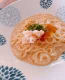 ずわい蟹と梅ジャムのカッペリーニ風素麺