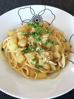 イカの塩辛スパゲッティ-レシピのメイン写真