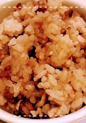 だしの素で！舞茸と油揚げの炊き込みごはん-レシピのメイン写真