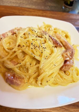 うちのカルボナーラ-レシピのメイン写真