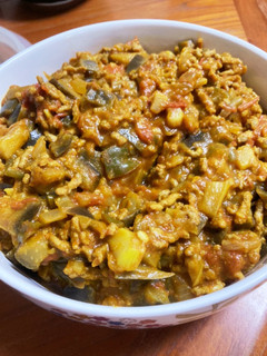 夏野菜消費ドライカレー(作り置き)-レシピのメイン写真