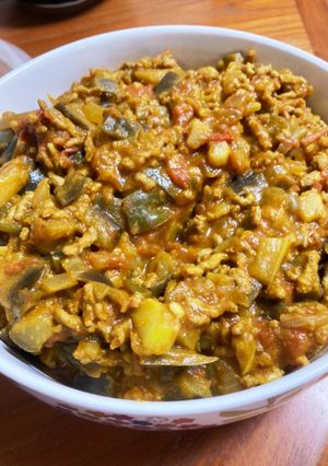 夏野菜消費ドライカレー（作り置き）-レシピのメイン写真