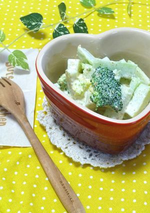 ブロッコリーの芯も使うおいしい小鉢-レシピのメイン写真