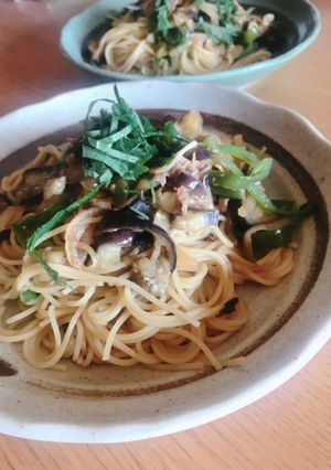 簡単☆茄子の和風パスタ-レシピのメイン写真