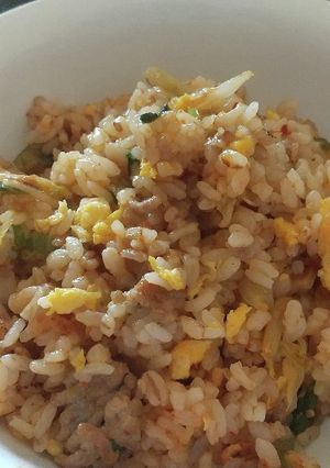 豚ひき肉とキムチの炒飯-レシピのメイン写真