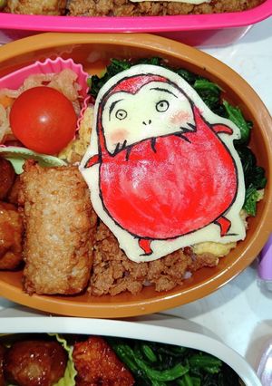 だるまさんが～弁当～♪-レシピのメイン写真