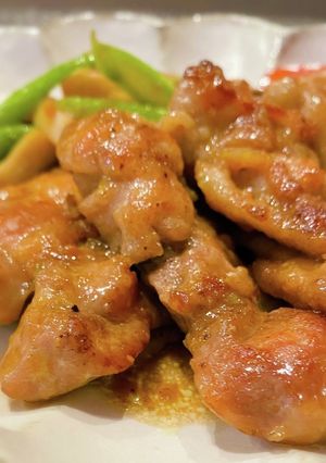 バターカレー味♡照り焼きチキンソテー-レシピのメイン写真