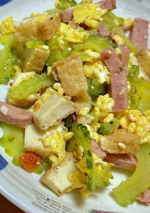 厚揚げ豆腐でゴーヤチャンプル-レシピのメイン写真