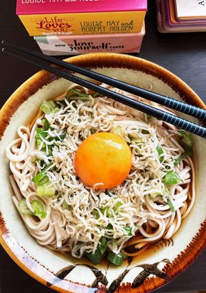 焼きしらすと長ネギの冷やしうどん-レシピのメイン写真
