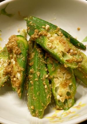 Okra Goma Ae-レシピのメイン写真