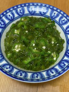 簡単ネバネバ♪刻みオクラめかぶ-レシピのメイン写真