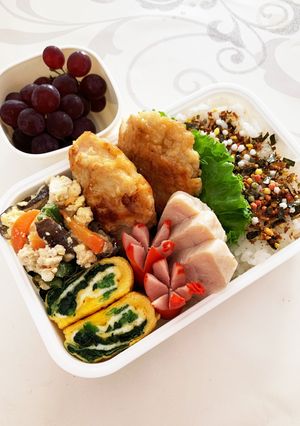 小5息子の塾弁2022.08.01-レシピのメイン写真