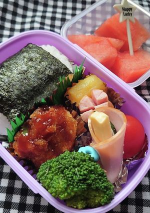 末娘学童弁当-レシピのメイン写真