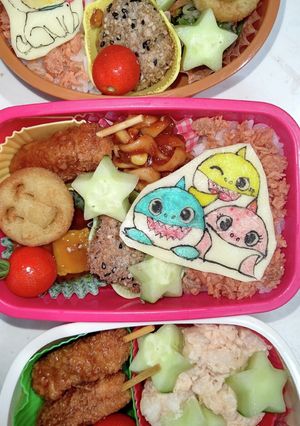 BABYSHARK弁当~♪-レシピのメイン写真