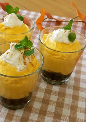 106.かぼちゃのレアチーズケーキ-レシピのメイン写真