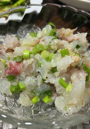 【切ってあえるだけ！】鯛のなめろう-レシピのメイン写真