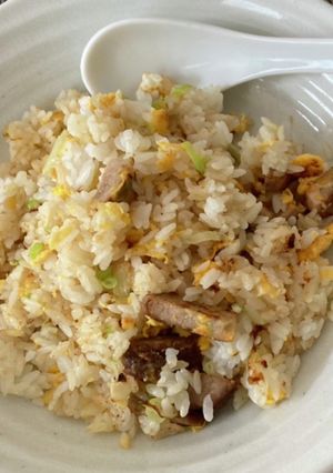 男の一人暮らし。食材活用、焼豚炒飯。-レシピのメイン写真