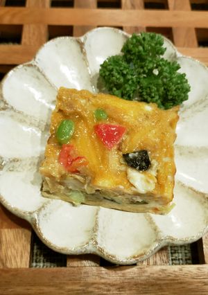 簡単給食 まち☆ベジオムレツ-レシピのメイン写真