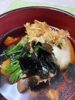 鷄だしのお雑煮-レシピのメイン写真