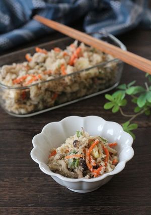 レンジできのこの塩麹卯の花(おから煮)-レシピのメイン写真
