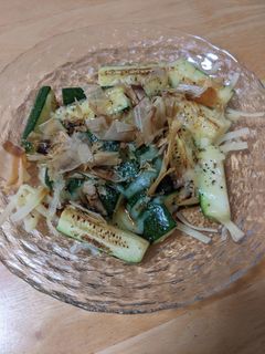 ズッキーニ炒め焼き-レシピのメイン写真