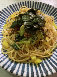 エッ!納豆で美味しい簡単パスタ-レシピのメイン写真