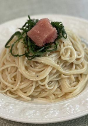 たらこの冷製パスタ-レシピのメイン写真