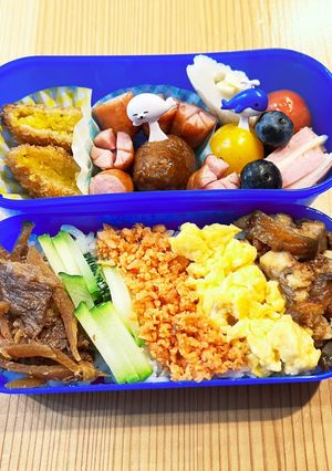 簡単 5色弁当-レシピのメイン写真