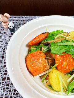 簡単鮭とじゃがいもエリンギ炒め-レシピのメイン写真