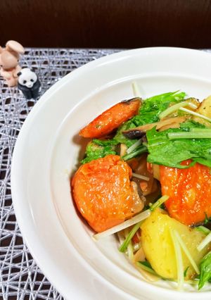 簡単鮭とじゃがいもエリンギ炒め-レシピのメイン写真
