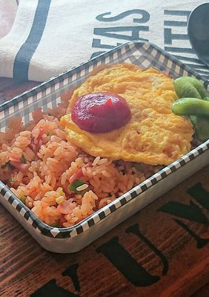 10分弁当★乗っけるだけオムライス-レシピのメイン写真