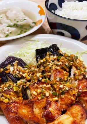 揚げ那須と鶏胸肉の油淋鶏-レシピのメイン写真