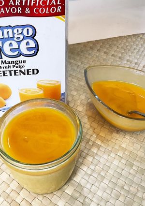 ココナッツミルクとマンゴーのプリン-レシピのメイン写真