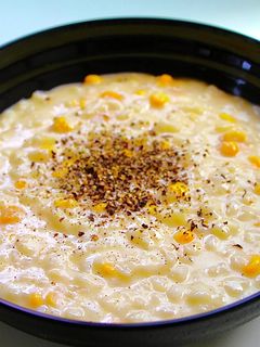 コーンクリームリゾット-レシピのメイン写真