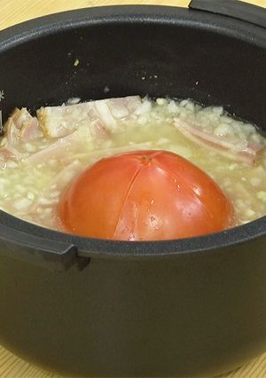 丸ごとポン！炊飯器でトマトピラフ-レシピのメイン写真