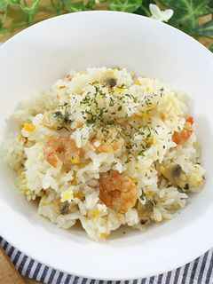 炊飯器で!簡単シーフードピラフ-レシピのメイン写真