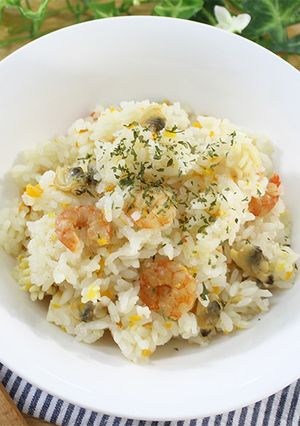 炊飯器で！簡単シーフードピラフ-レシピのメイン写真