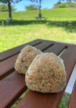 おむすび　ポン酢ご飯　じゃこ　大葉　QC-レシピのメイン写真