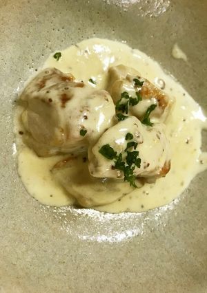 鶏肉のマスタードクリームソース-レシピのメイン写真