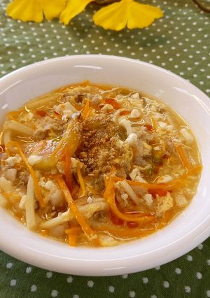 107.トマト酸辣湯（サンラータン）-レシピのメイン写真