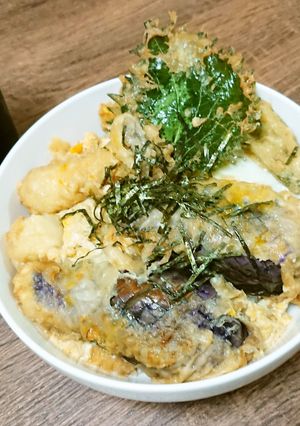 茄子の天丼-レシピのメイン写真