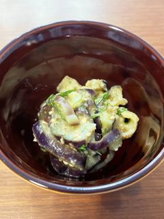 【大量消費にも!】ナスと大葉の白味噌和え-レシピのメイン写真