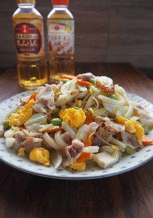 ボリューム満点！焼うどん-レシピのメイン写真