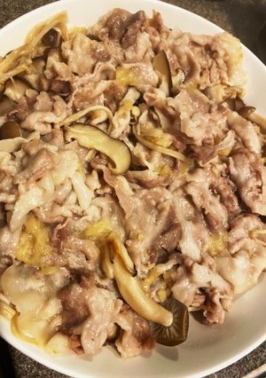 豚バラきのこ☆しょうが塩蒸し-レシピのメイン写真